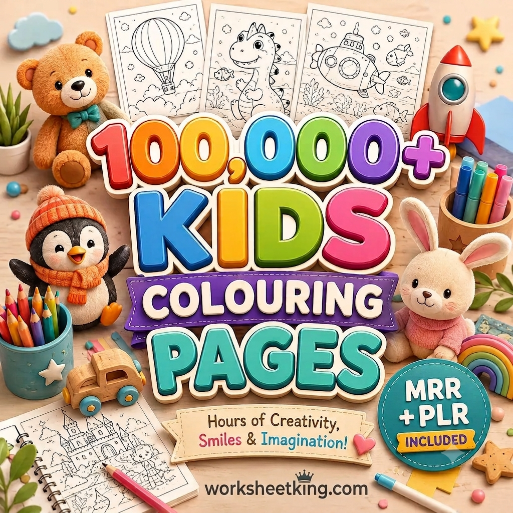 100,000+ Coloring Pages Bundle